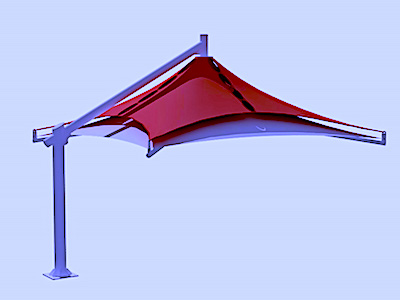 single-pole-douple-layer-design-paking-shade-in-uae